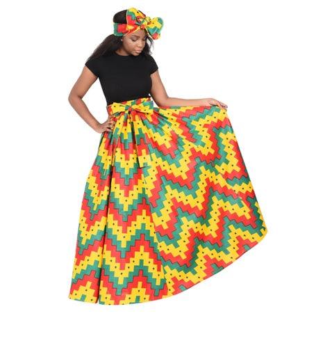 5 Ways to Style Your African Print Skirt - Advance Apparels Inc