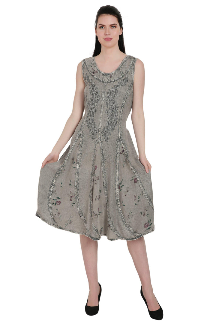 Floral Print Renaissance Dress ADL-20320