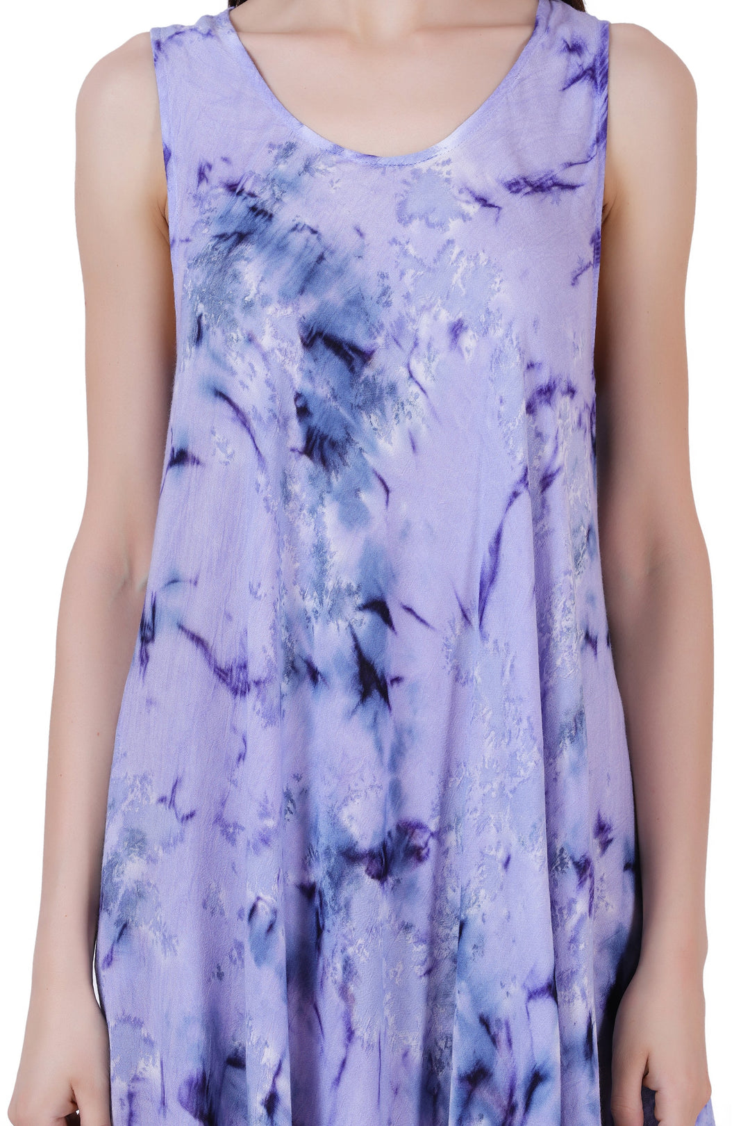 Ankle Length Tie Dye Dress w/ Pockets 522103