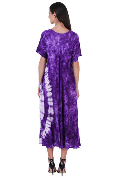 Capri Long Length Tie Dye Dress w/ Sleeves 522101