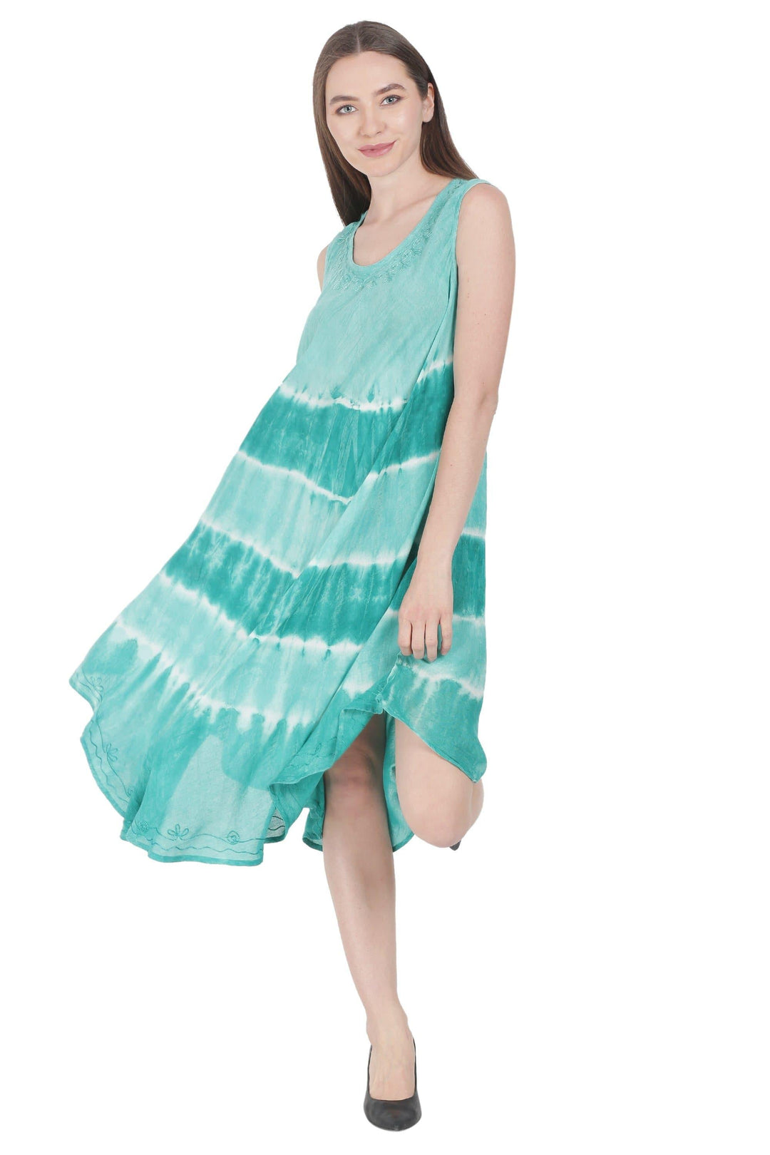 Double Tie Dye Umbrella Dress UD48-2303