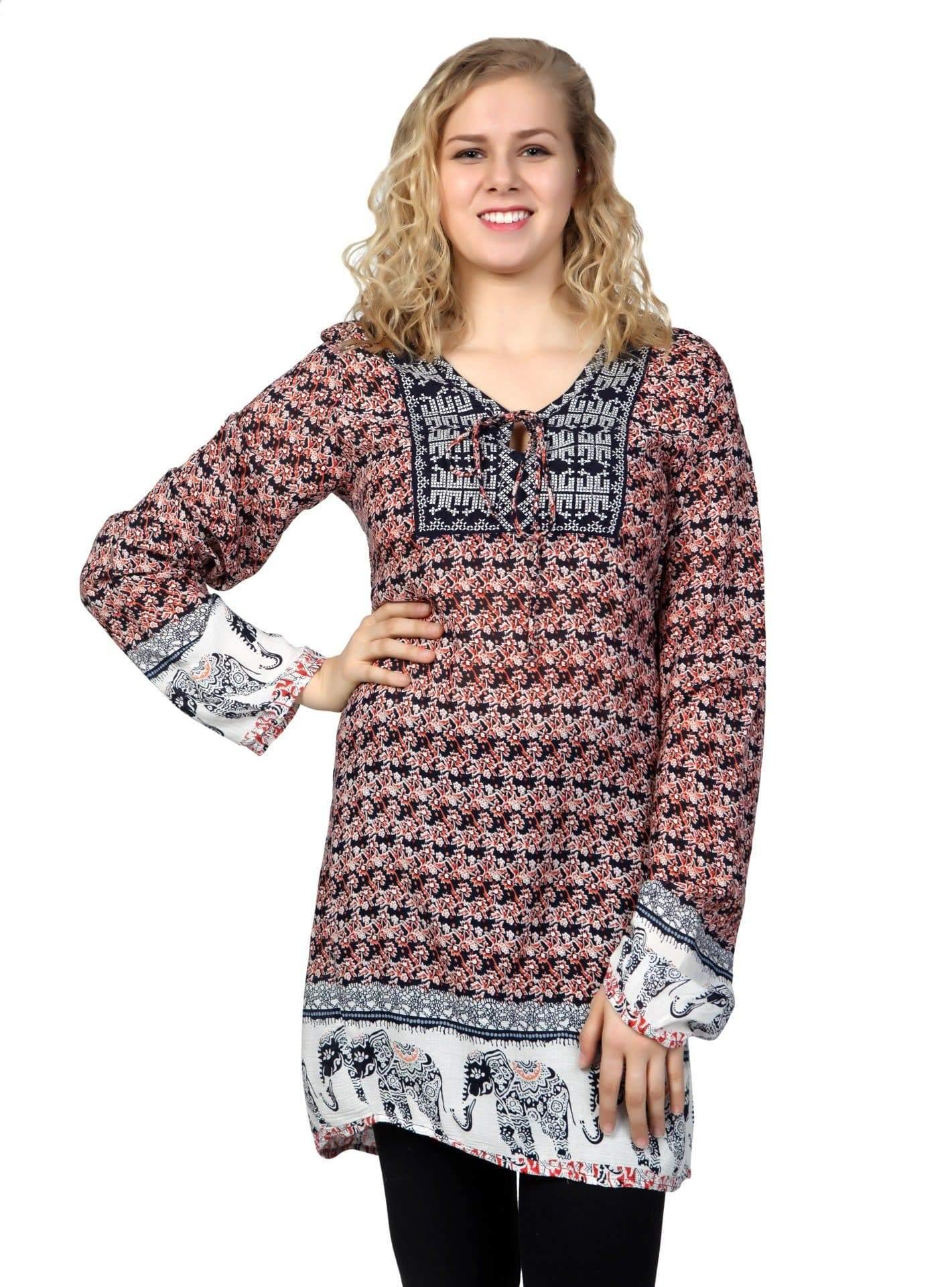 Elephant Border Print Tunic 20170