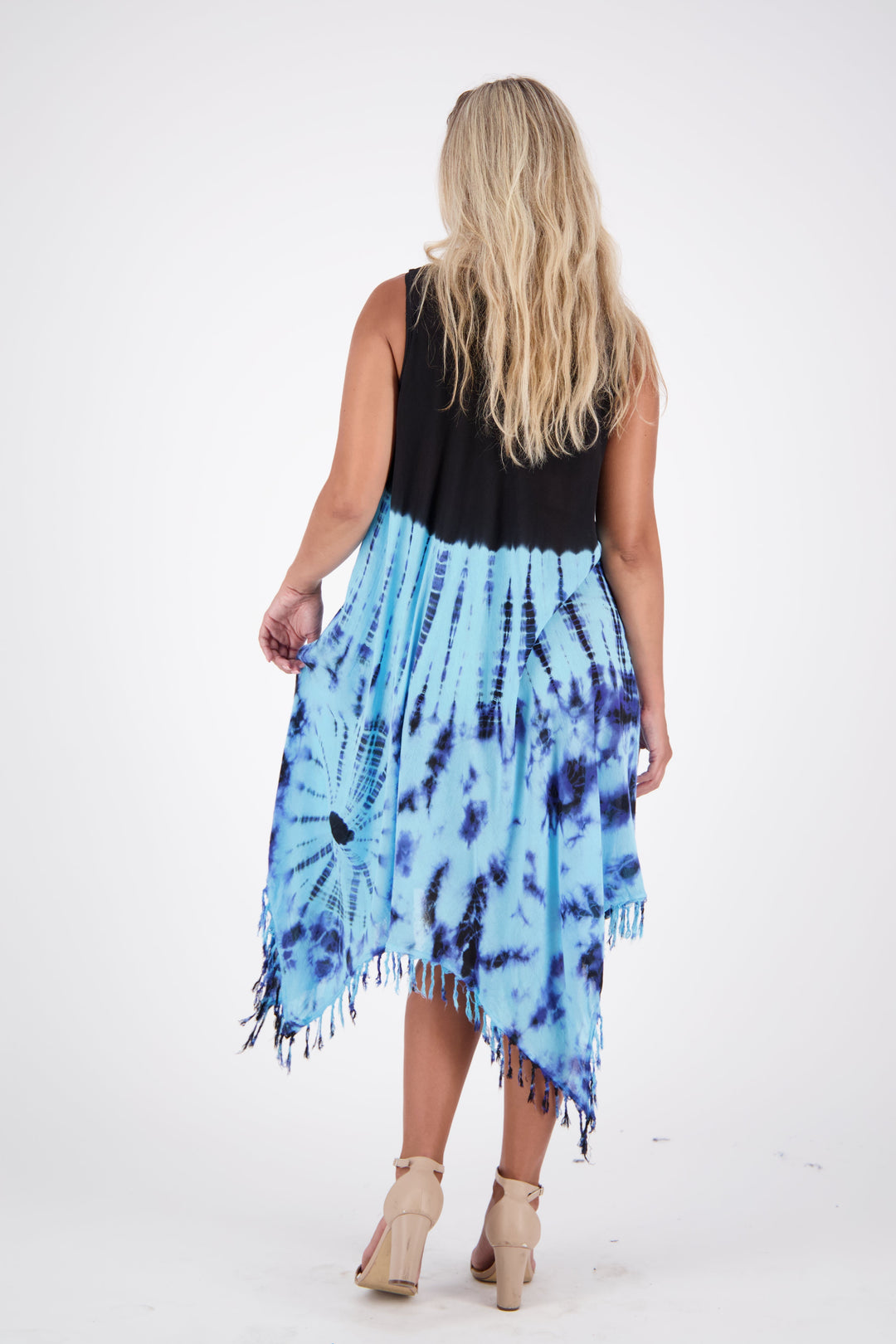 Fairytale Bottom Tie Dye Dress w/ Fringes 19260