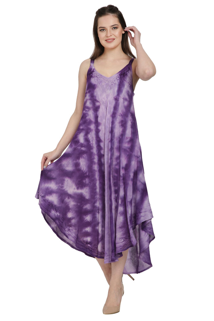 Key West Tie Dye Beach Umbrella Dress UD48-2362