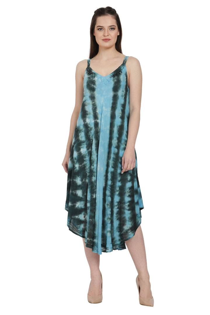 Key West Tie Dye Beach Umbrella Dress UD48-2362