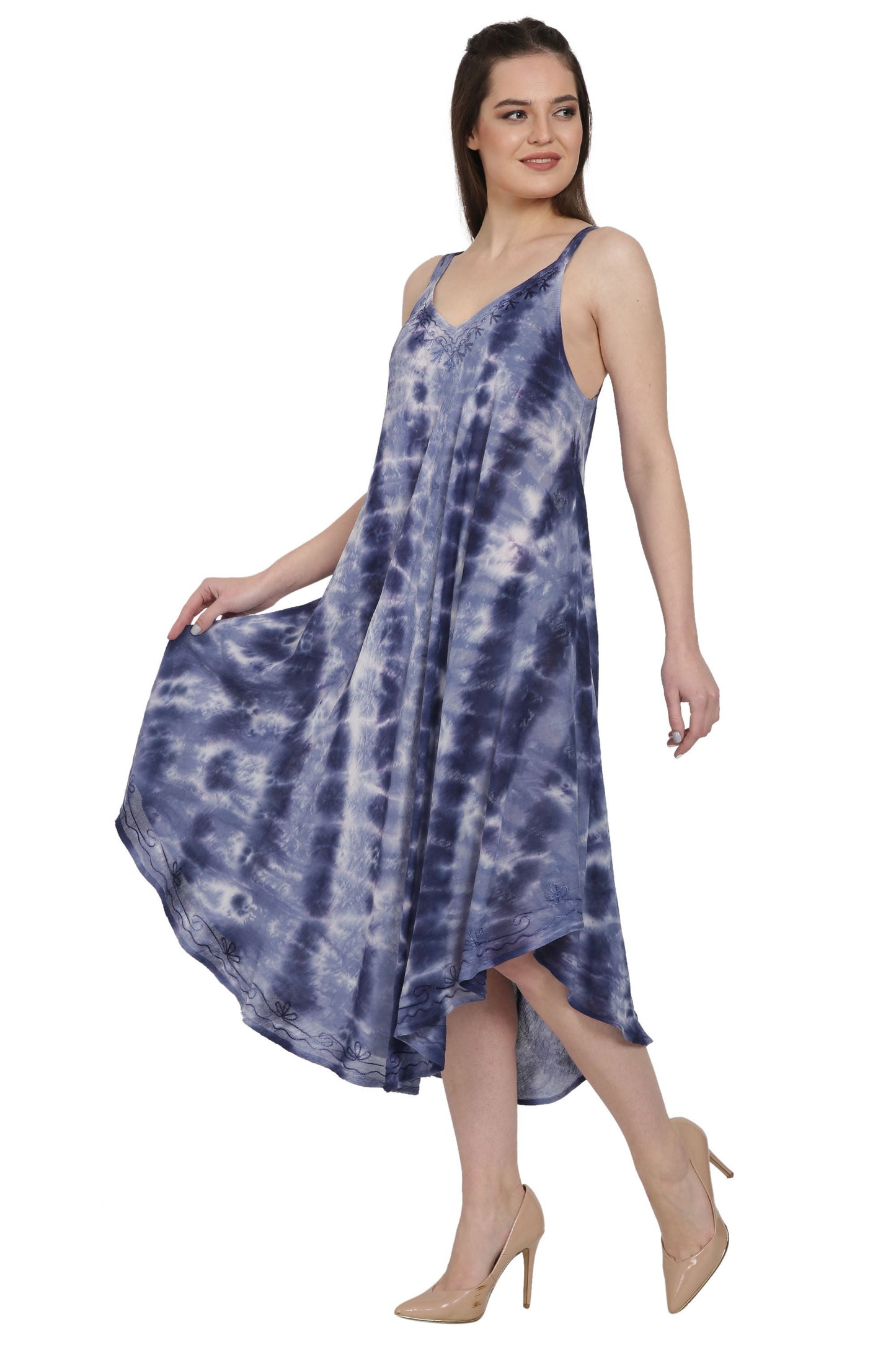 Key West Tie Dye Beach Umbrella Dress UD48-2362