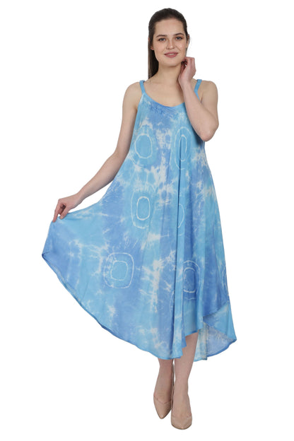 Ocean Swirl Beach Umbrella Dress UD48-2371