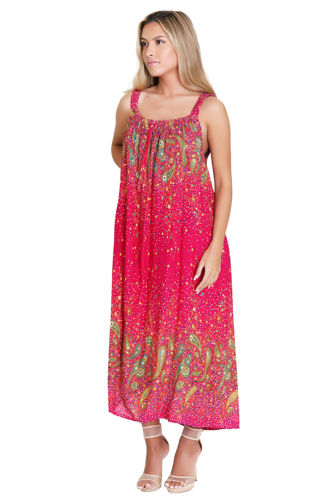 Paisley Print Resort Dress TH-2027B