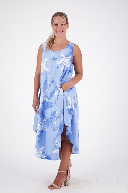 Starfish Pattern Beach Dress 17148