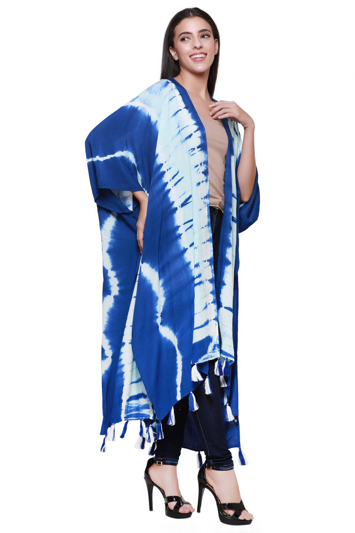 Tie Dye Beach Cover Up Kimono 22030