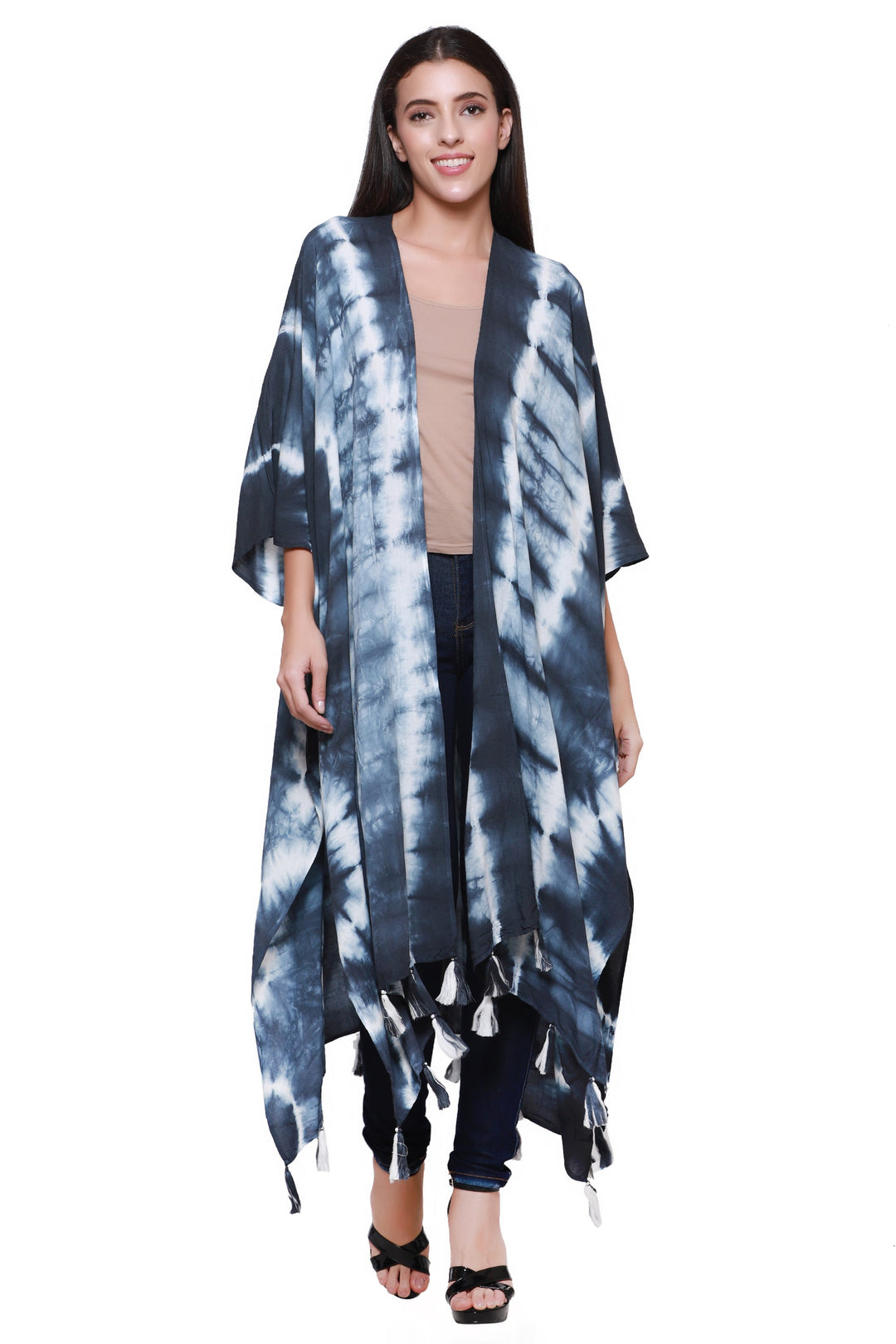 Tie Dye Beach Cover Up Kimono 22030