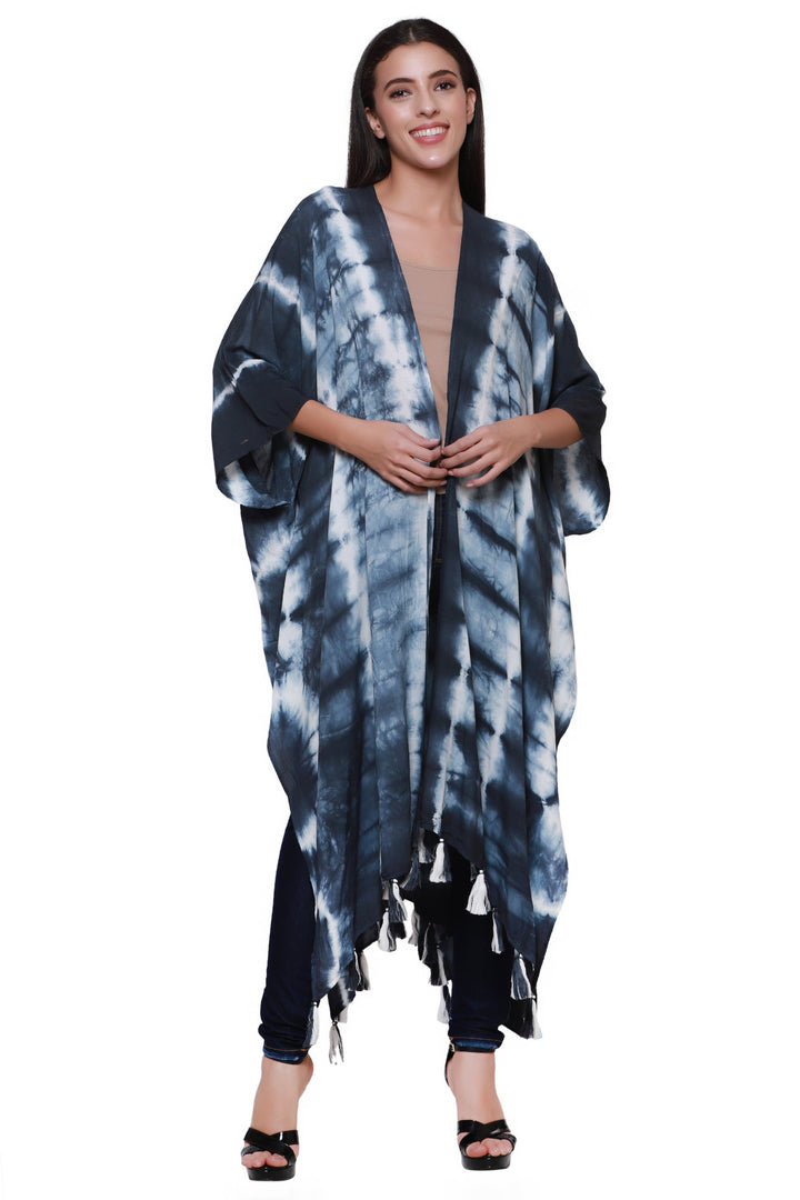 Tie Dye Beach Cover Up Kimono 22030