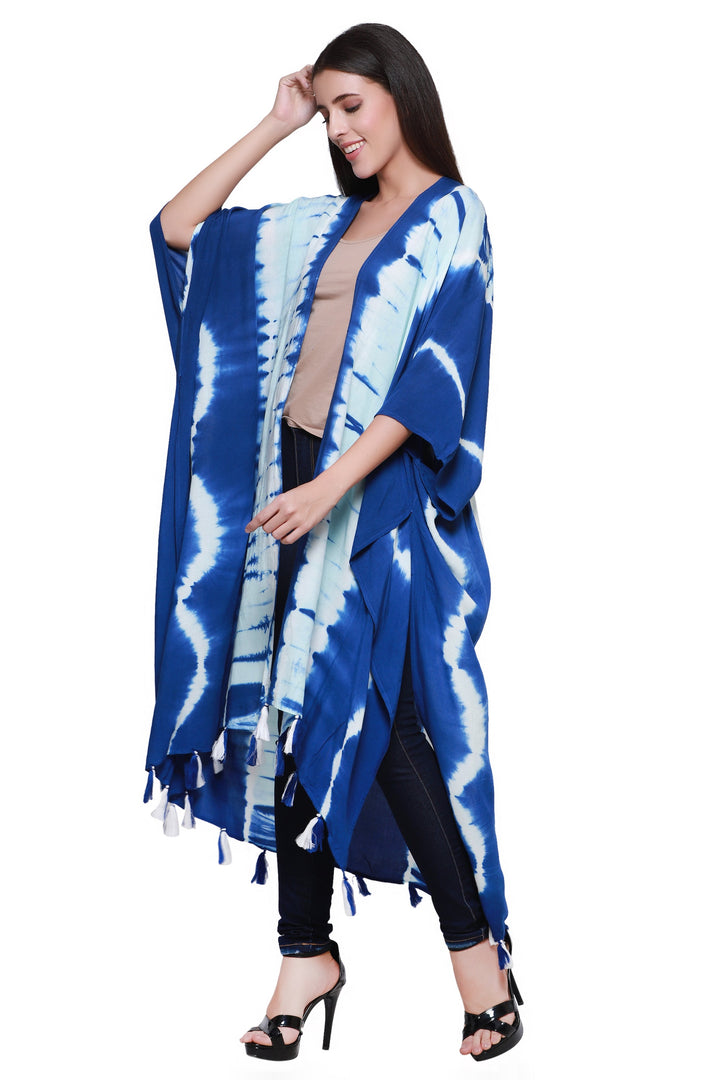 Tie Dye Beach Cover Up Kimono 22030