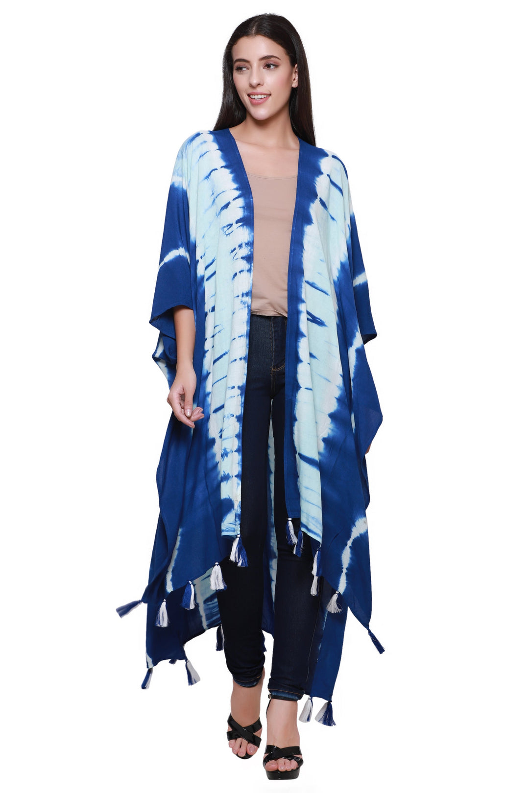 Tie Dye Beach Cover Up Kimono 22030