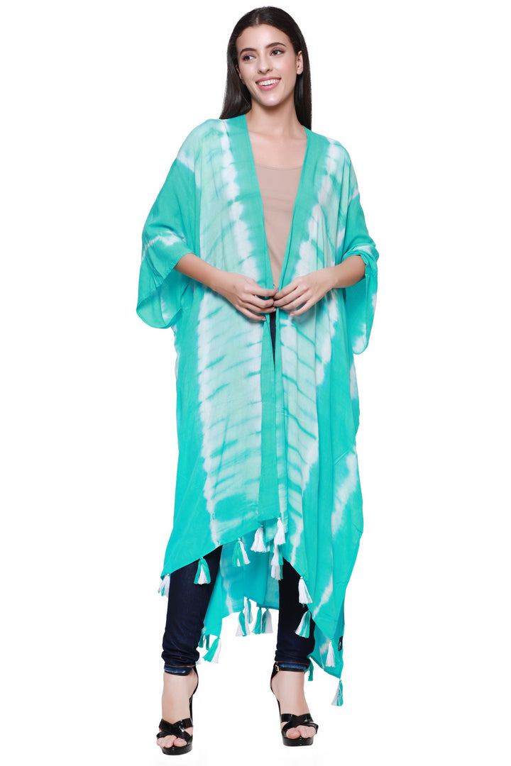 Tie Dye Beach Cover Up Kimono 22030