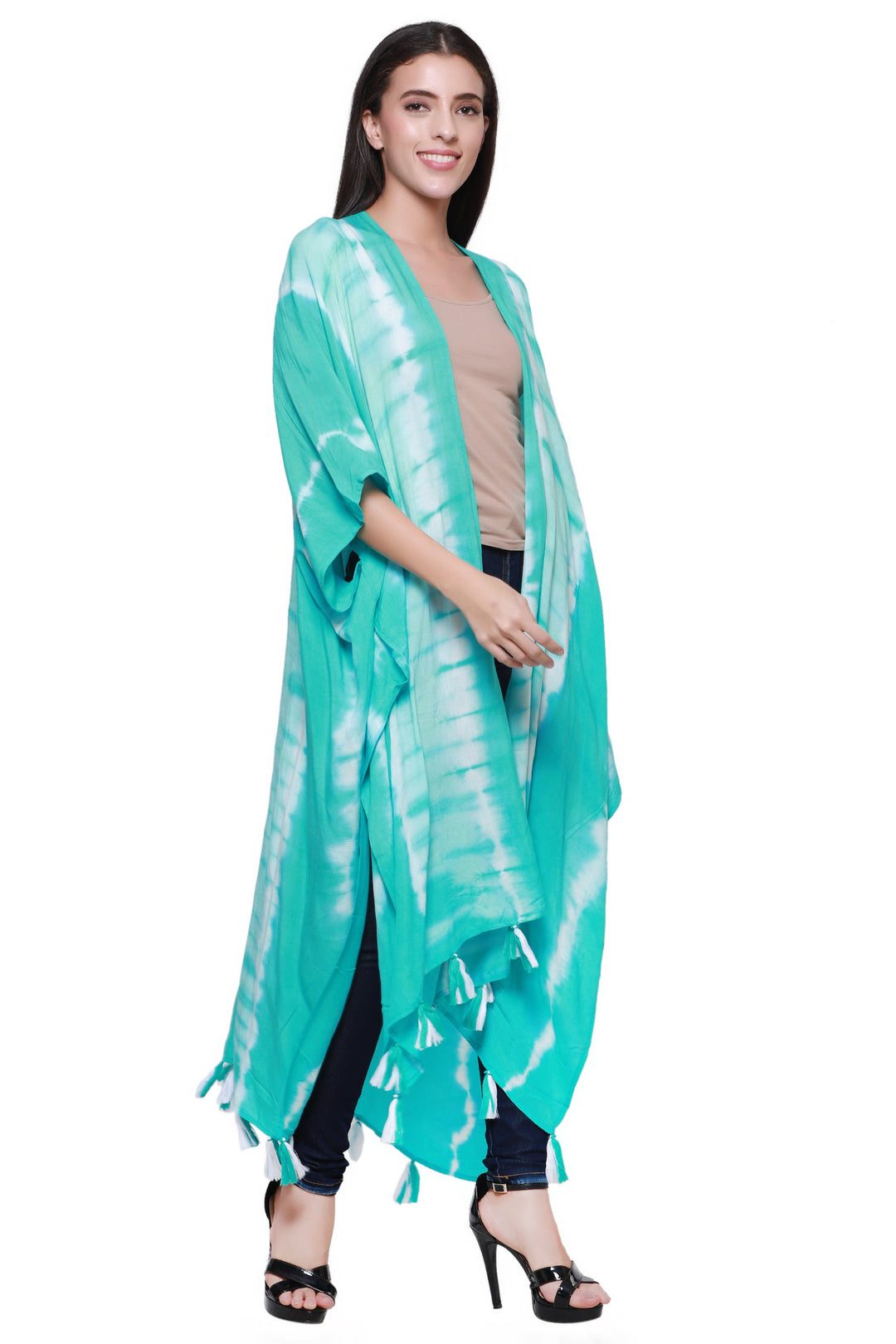 Tie Dye Beach Cover Up Kimono 22030