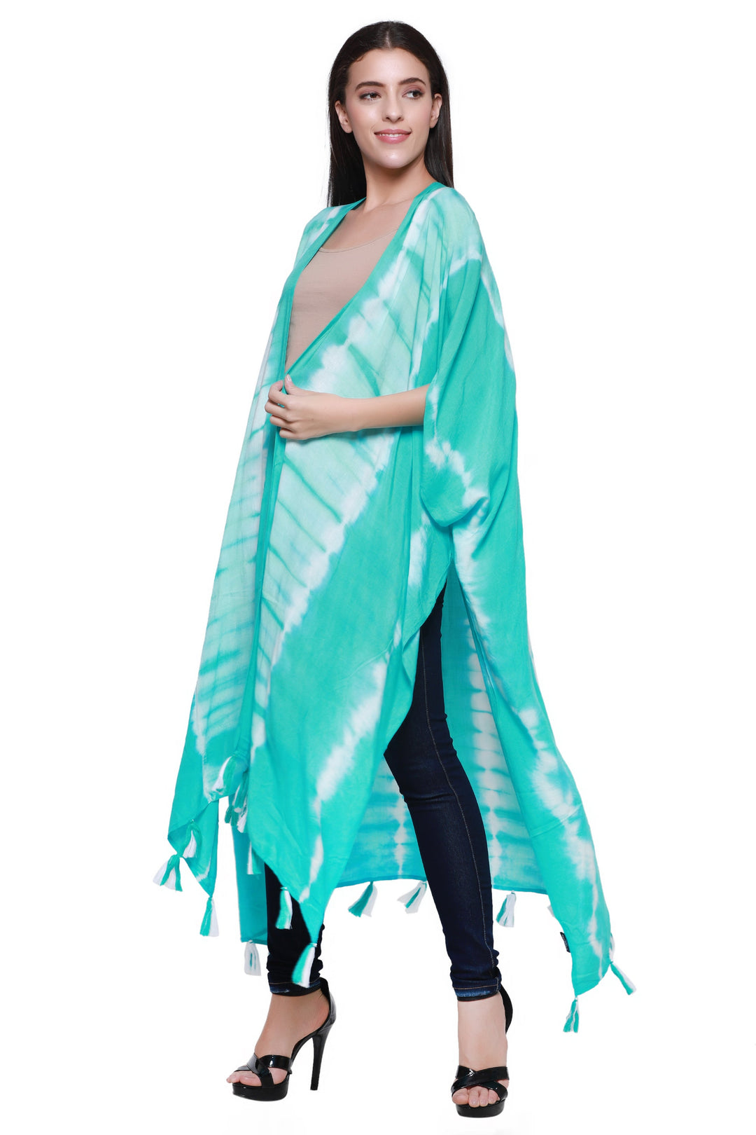 Tie Dye Beach Cover Up Kimono 22030