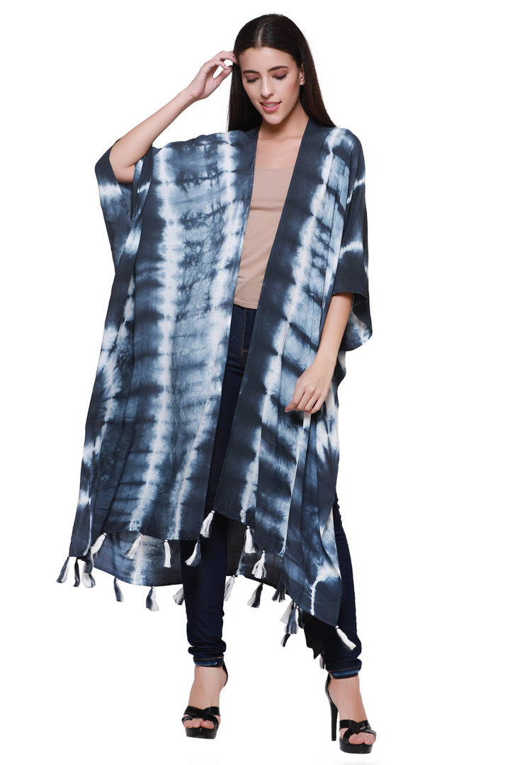 Tie Dye Beach Cover Up Kimono 22030