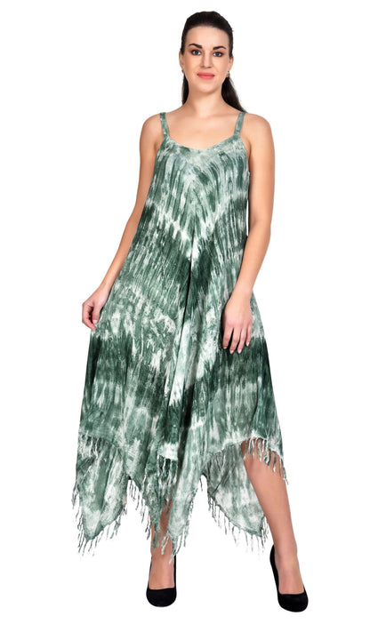 V-Neck Fairytale Tie Dye Dress 19277