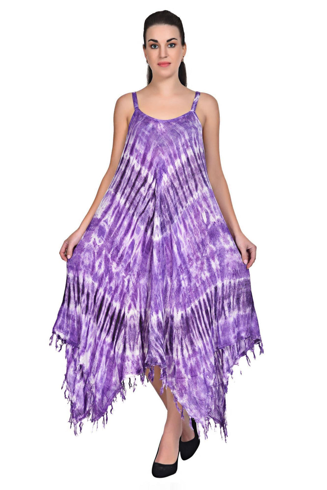 V-Neck Fairytale Tie Dye Dress 19277