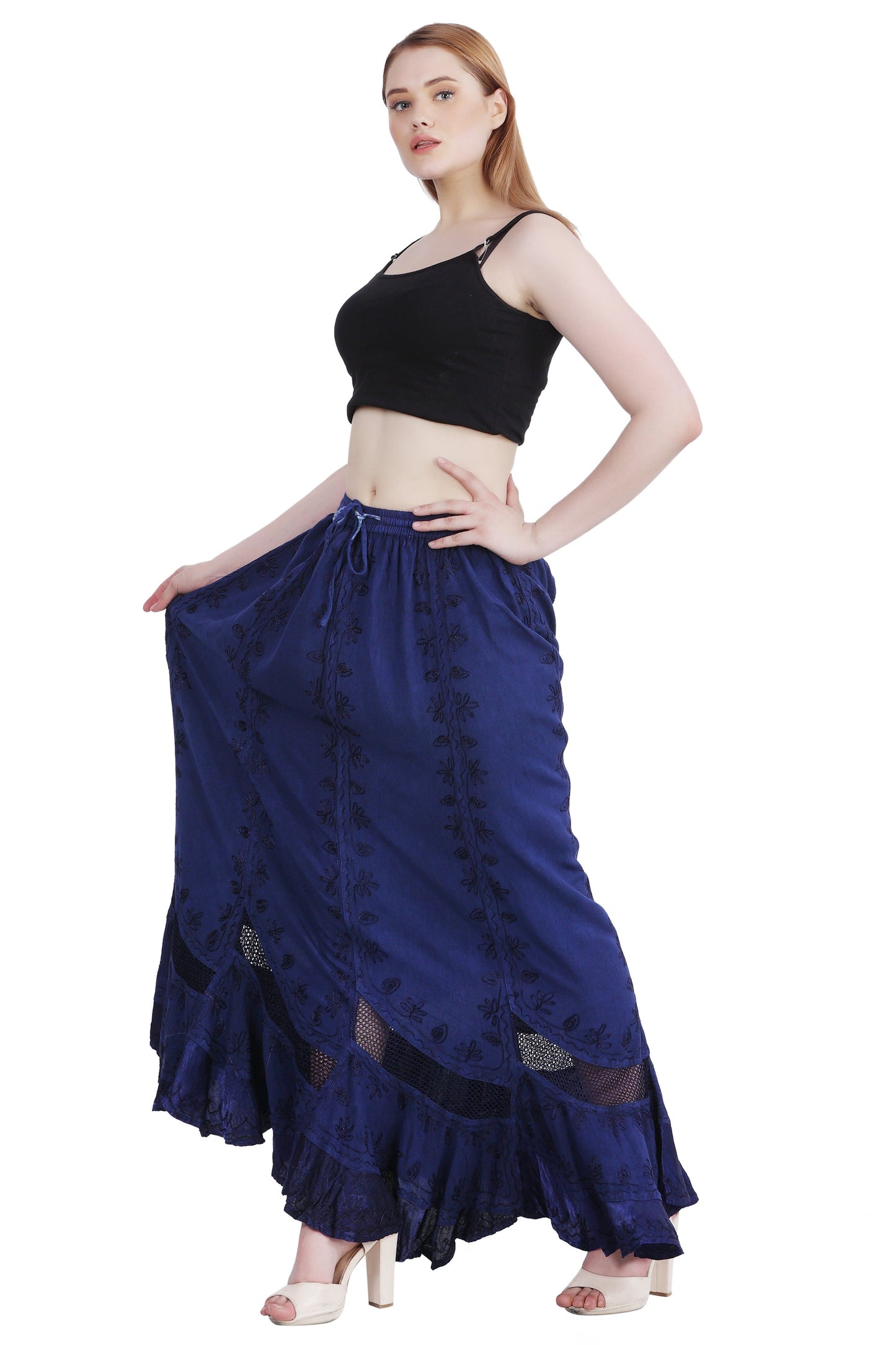 Acid Wash Skirt One Size 6 Colors 13225