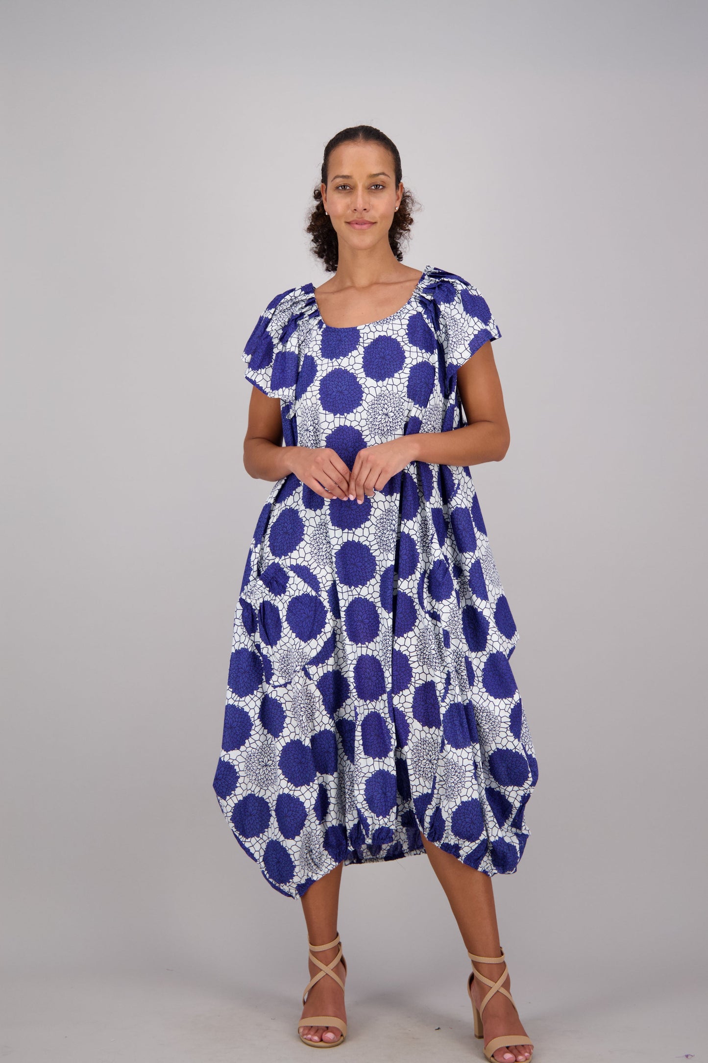 Mosaic Blue & White Versa Dress AD-25035-224