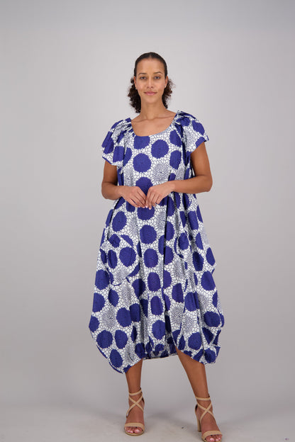 Mosaic Blue & White Versa Dress AD-25035-224