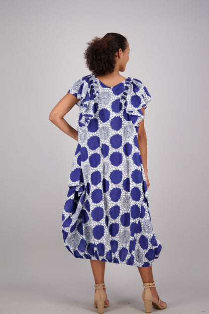 Mosaic Blue & White Versa Dress AD-25035-224