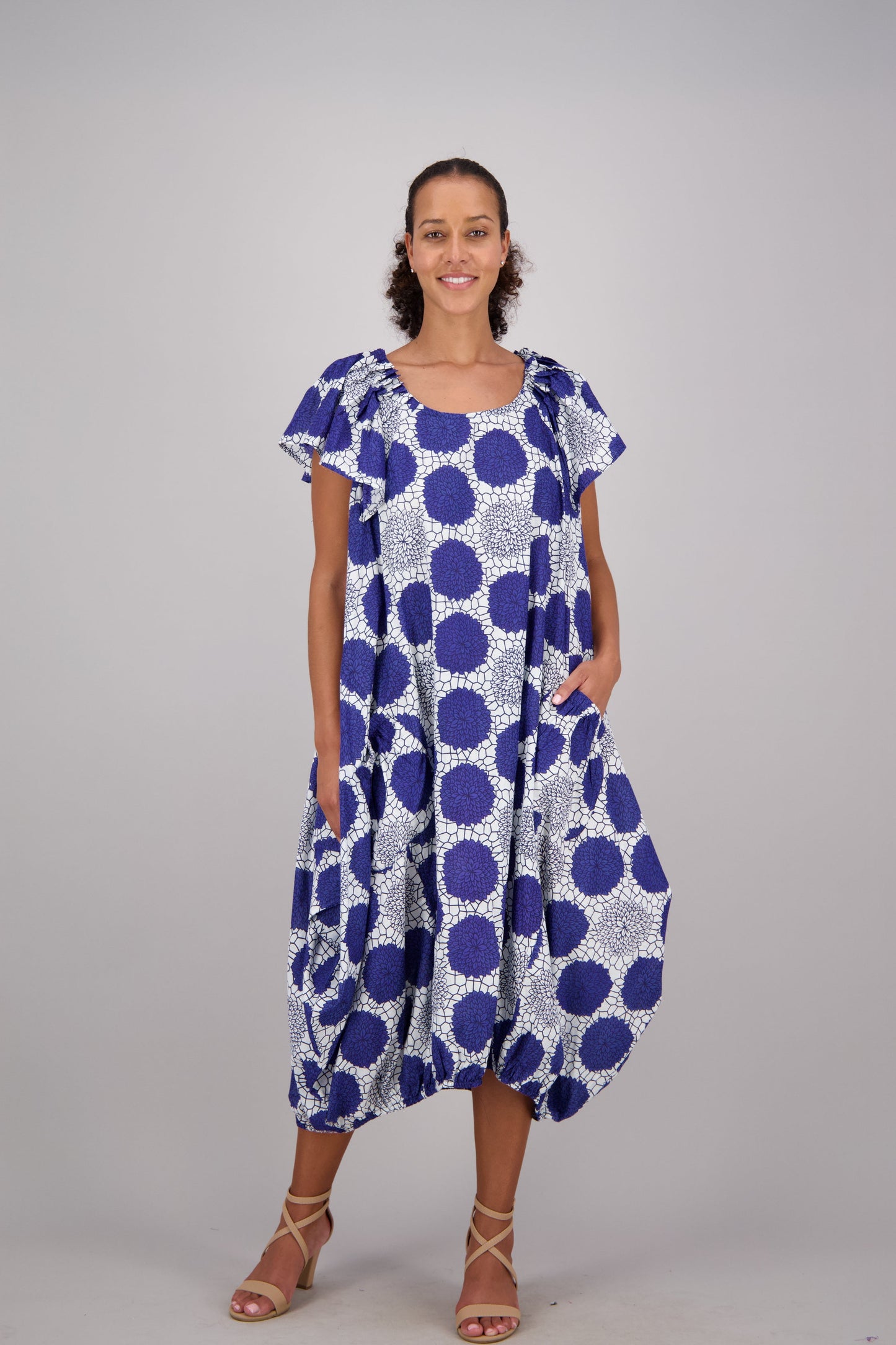 Mosaic Blue & White Versa Dress AD-25035-224