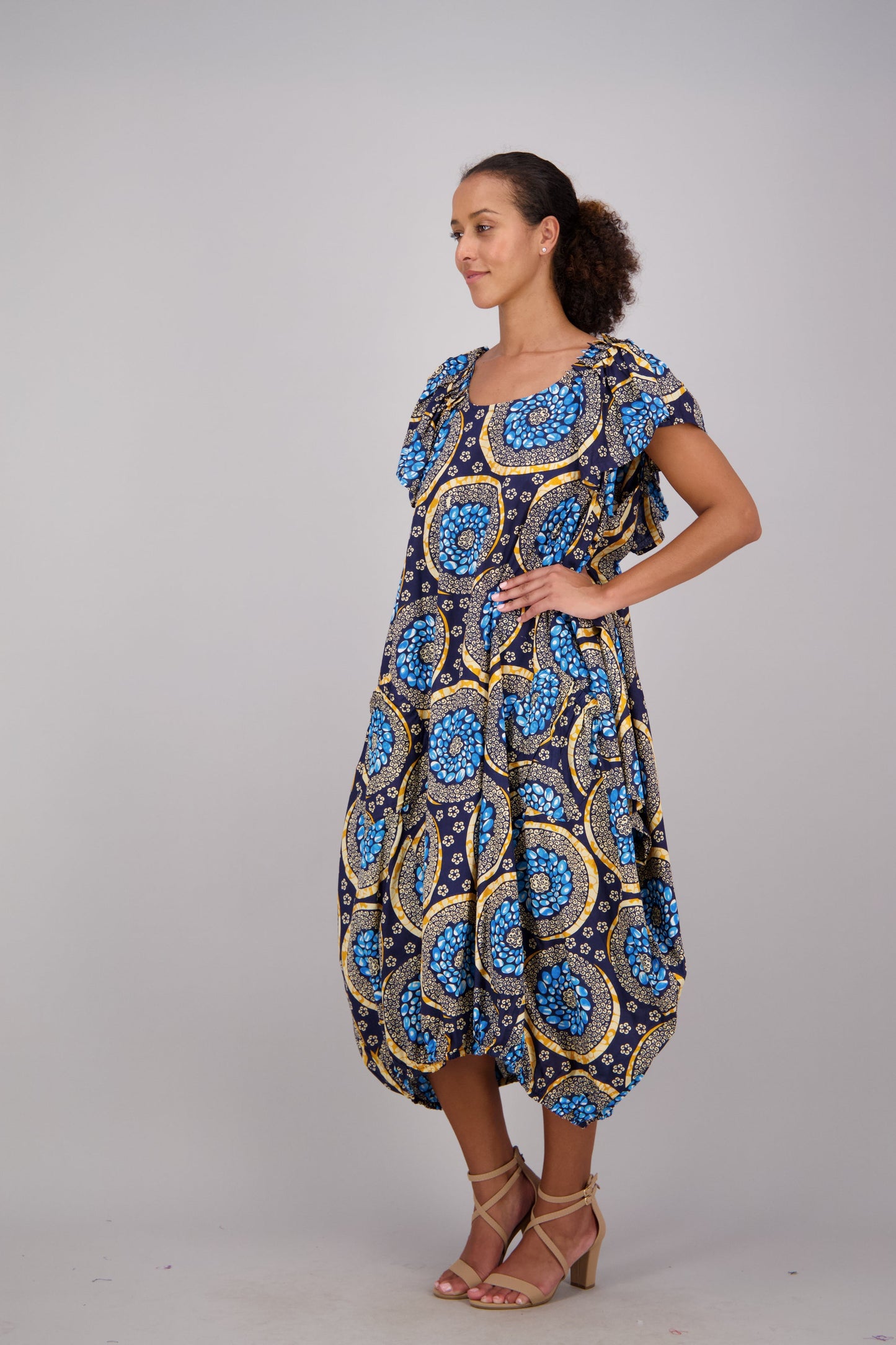 Medallion Navy & Blue Versa Dress AD-25035-231