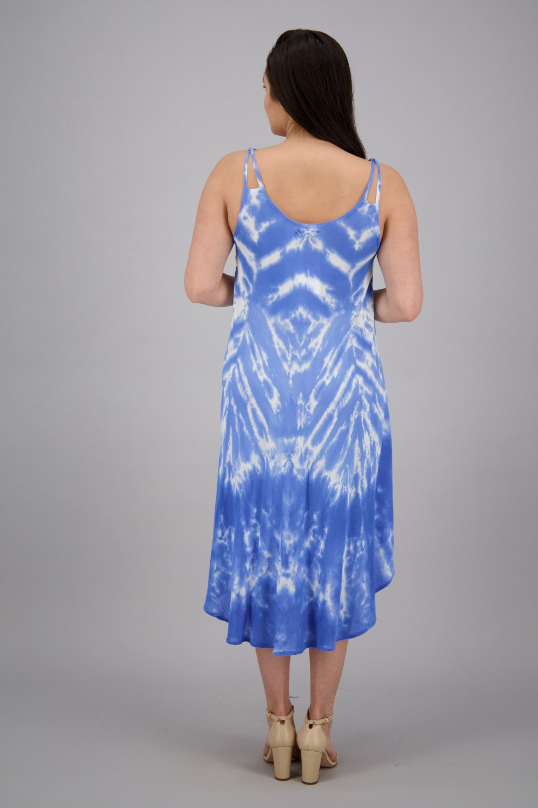 Adjustable Straps Tie Dye Beach Dress 482216-CDS