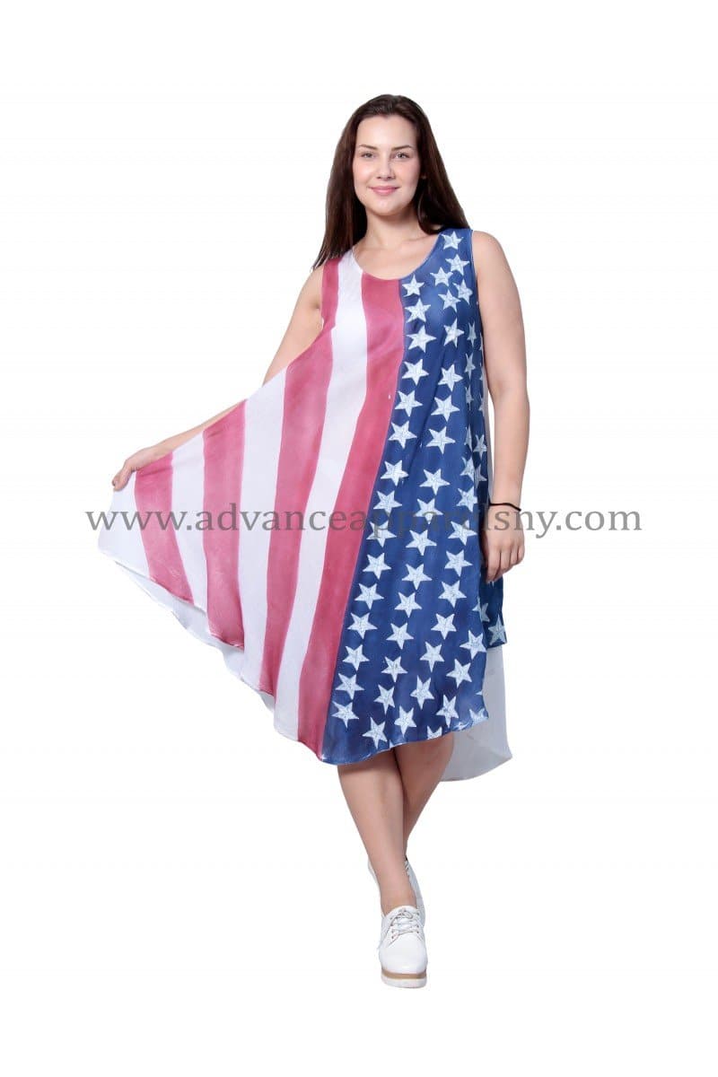 American Flag Inspired Dress 81531