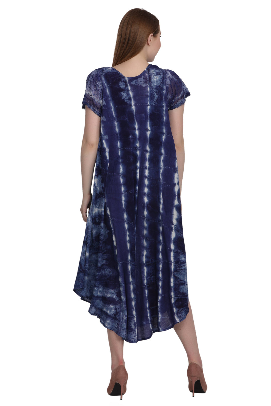 Cap Sleeve Tie Dye Dress 522185-SLV