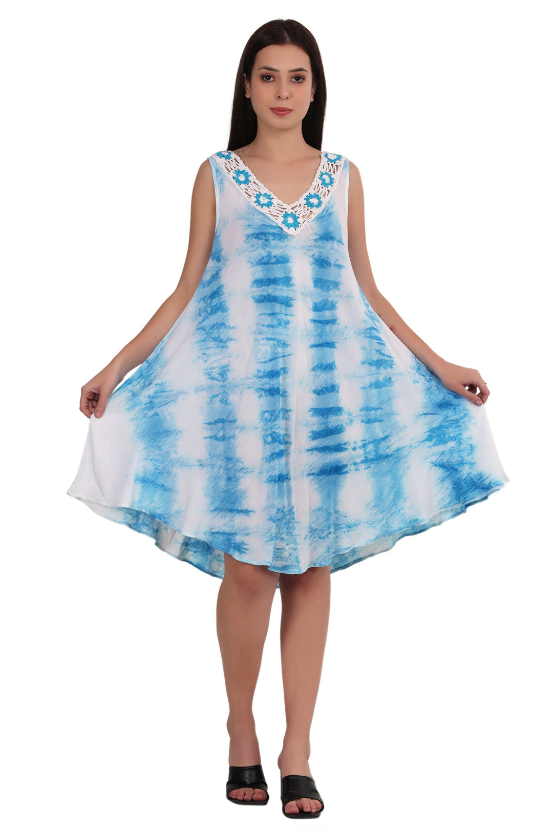 Crochet Tie Dye Dress 362205-CN