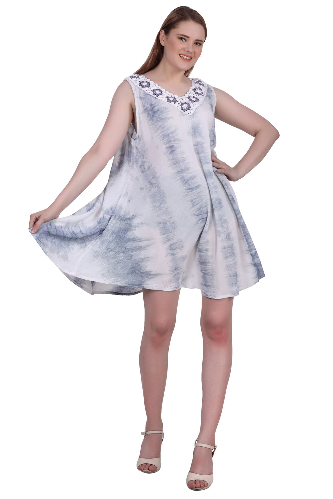 Crochet Tie Dye Dress 362205-CN