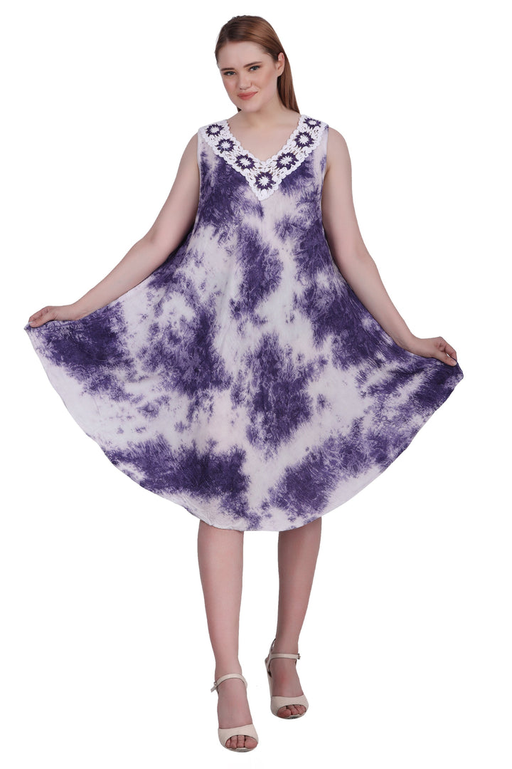 Crochet Tie Dye Dress 482204-CN