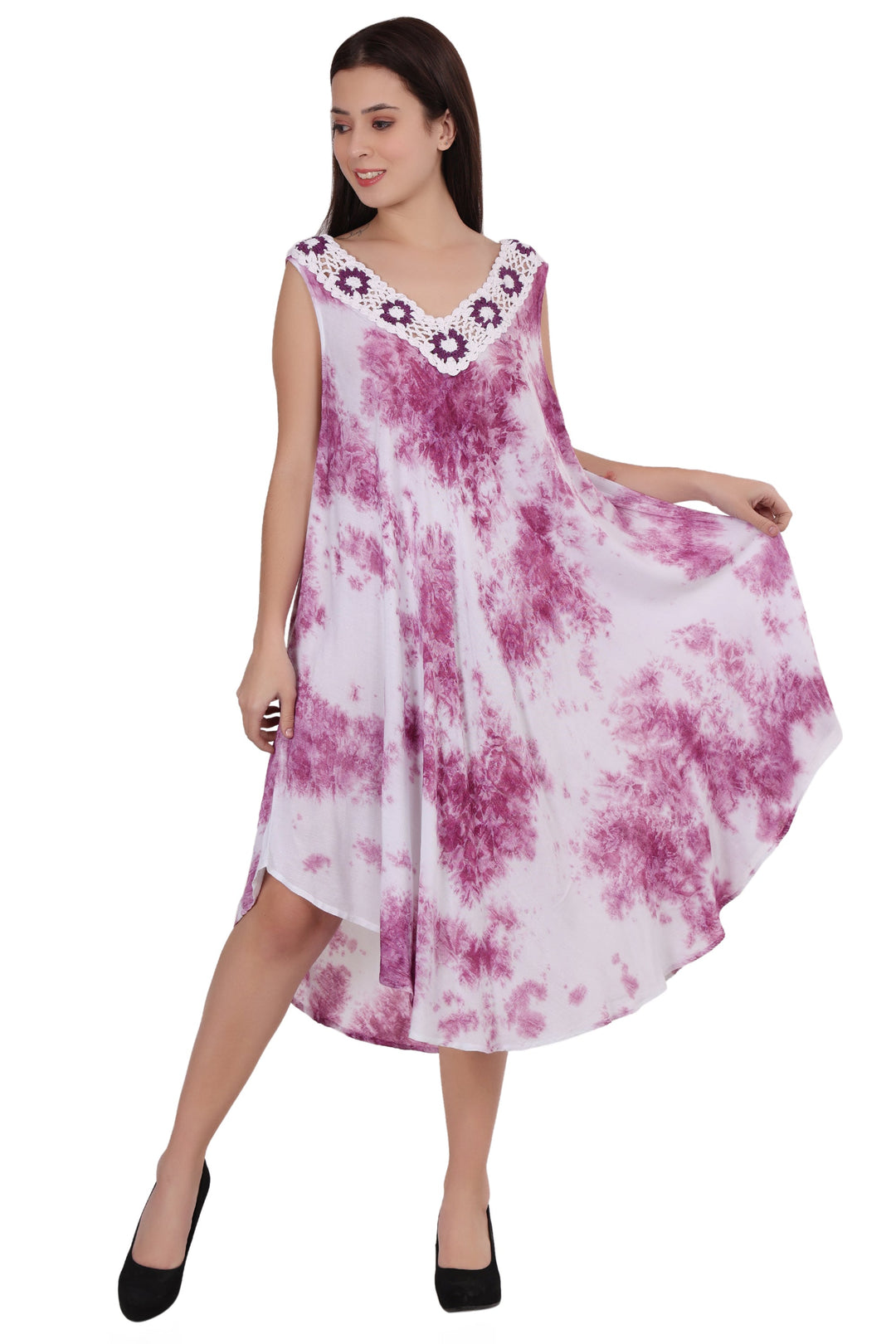 Crochet Tie Dye Dress 482204-CN