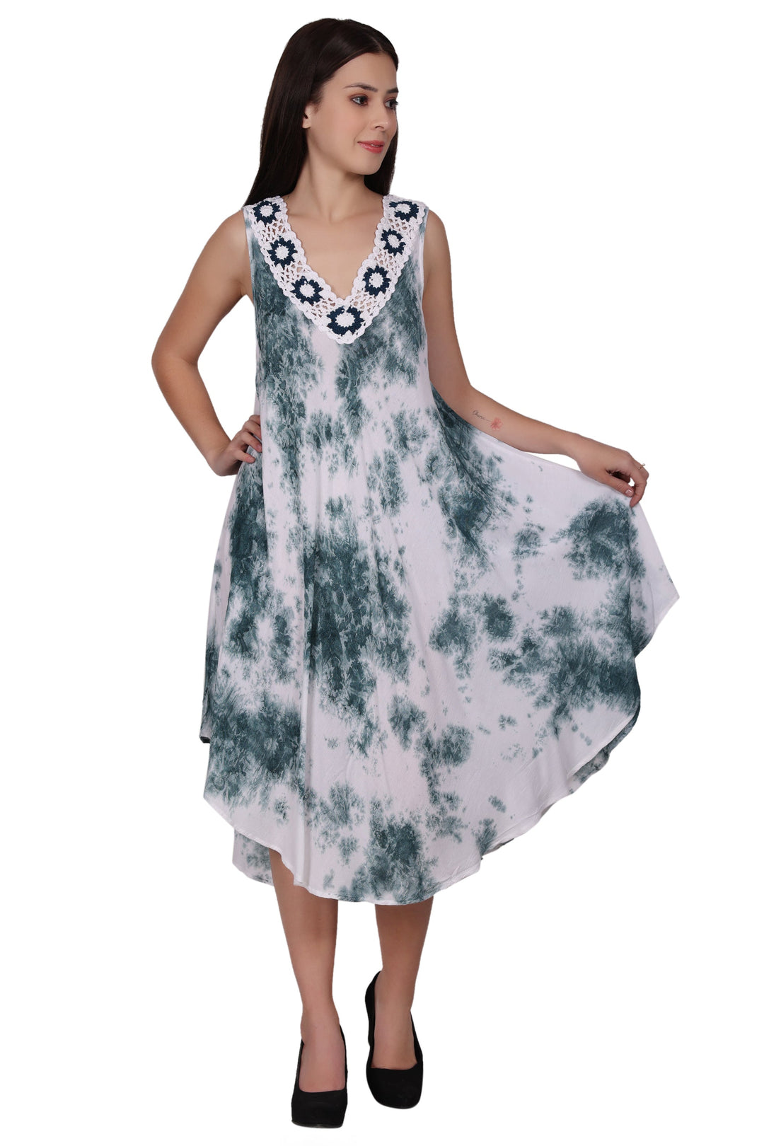 Crochet Tie Dye Dress 482204-CN