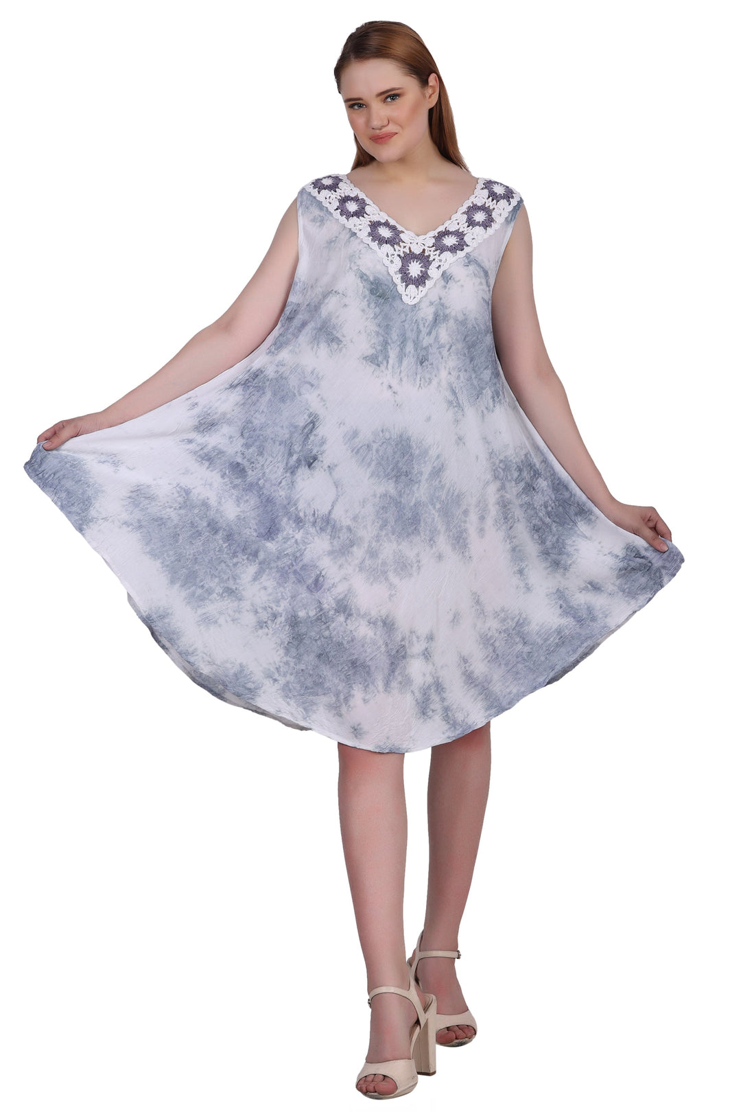 Crochet Tie Dye Dress 482204-CN