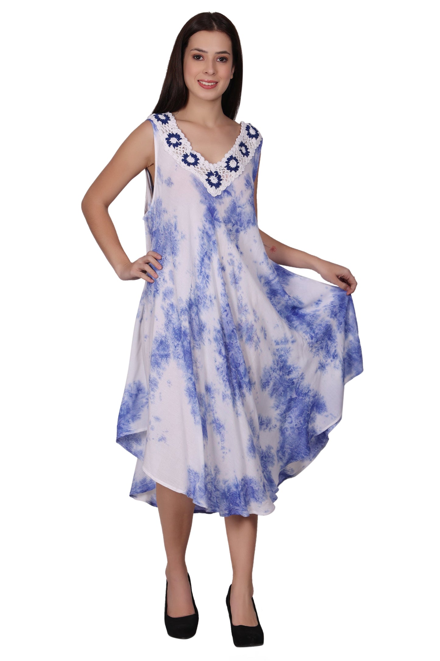 Crochet Tie Dye Dress 482204-CN