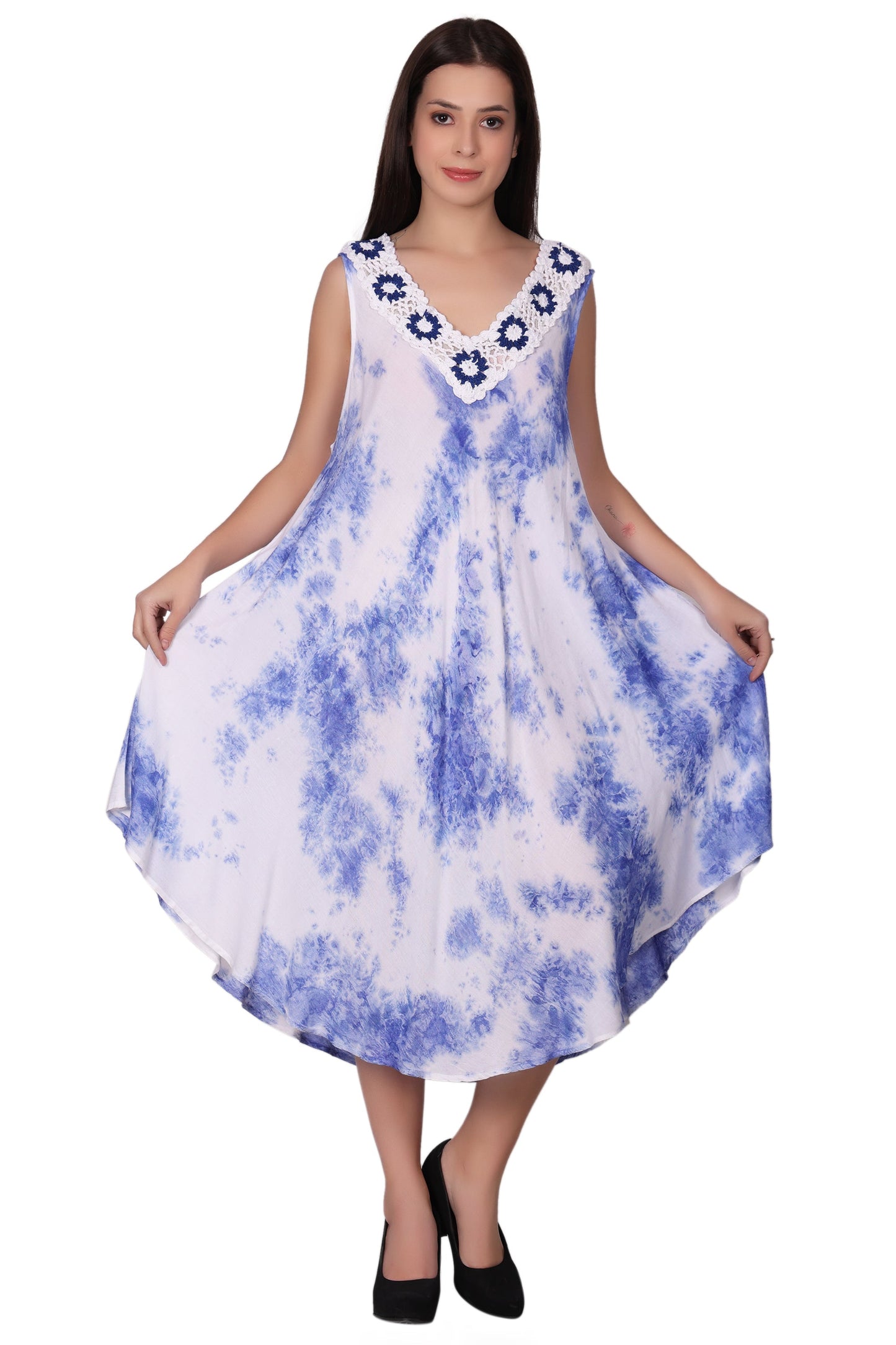 Crochet Tie Dye Dress 482204-CN