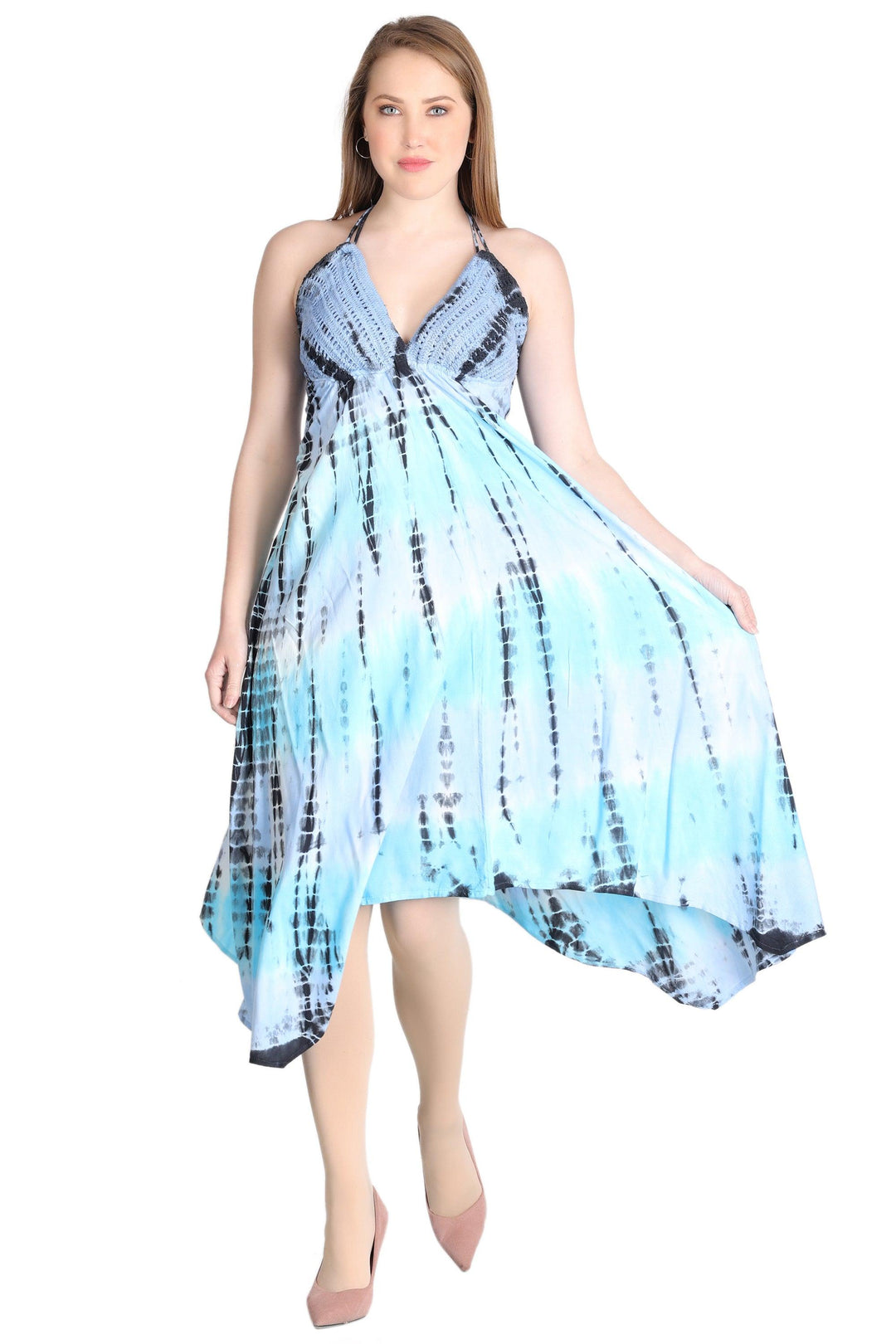 Crochet Tie Dye Dress CD-21565