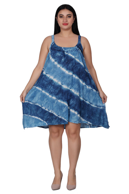 Elastic Strap Tie Dye Dress 362214EN