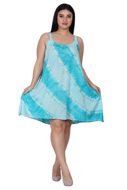 Elastic Strap Tie Dye Dress 362214EN