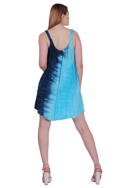 Elastic Strap Tie Dye Dress 362215EN