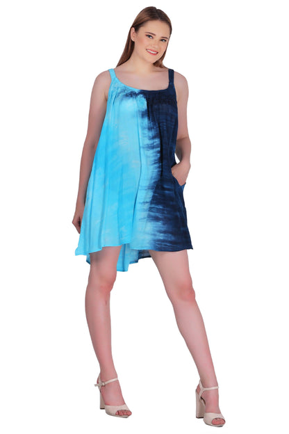 Elastic Strap Tie Dye Dress 362215EN