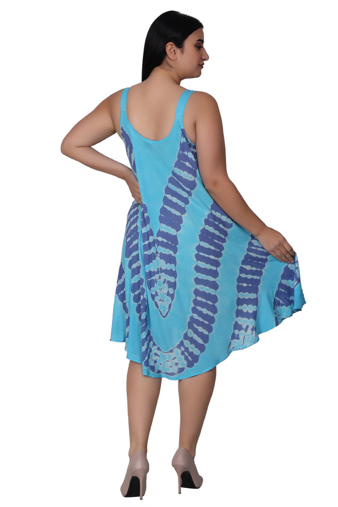 Embroidered Tie Dye Dress 362200STP