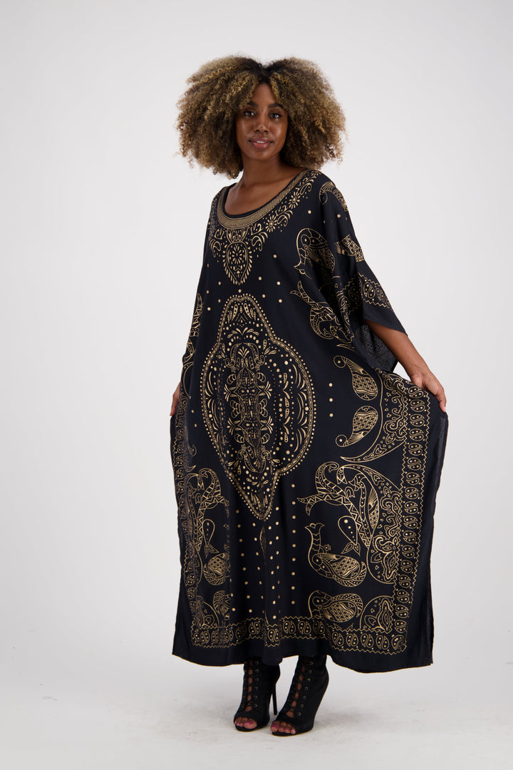 Geometric Print Kaftan KAF-1040