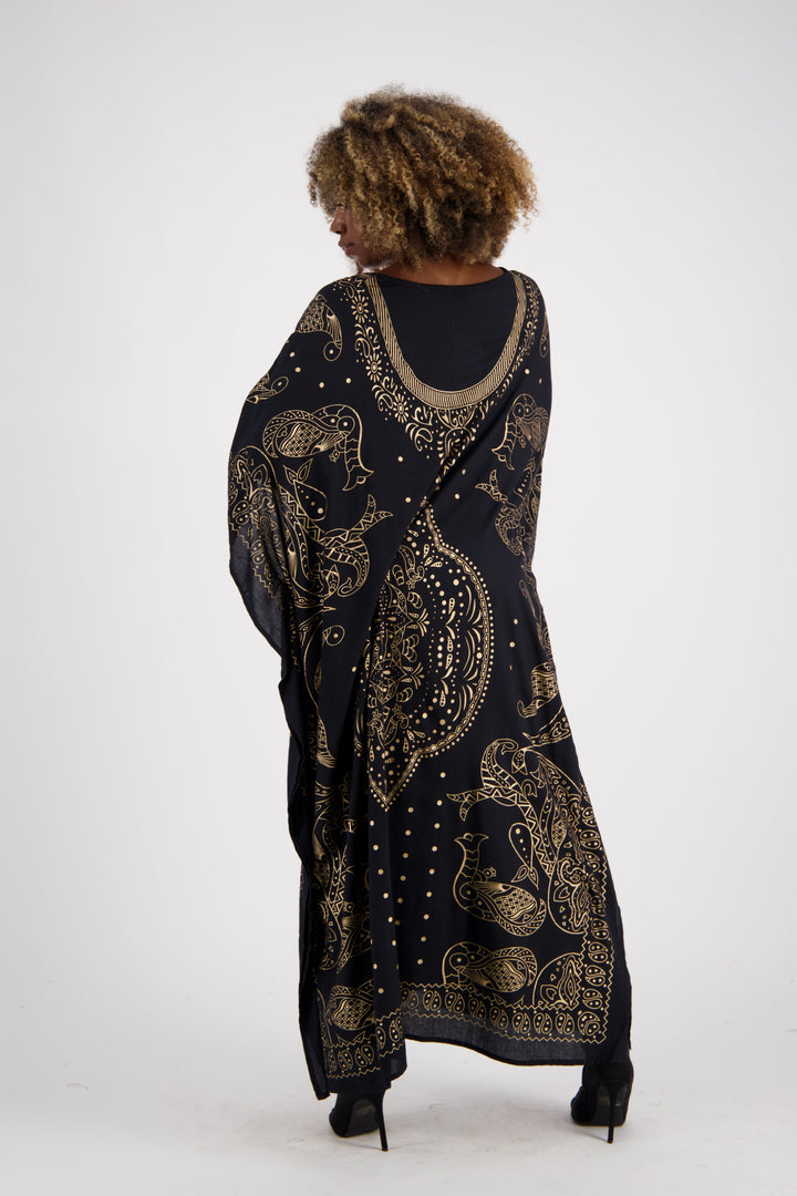 Geometric Print Kaftan KAF-1040