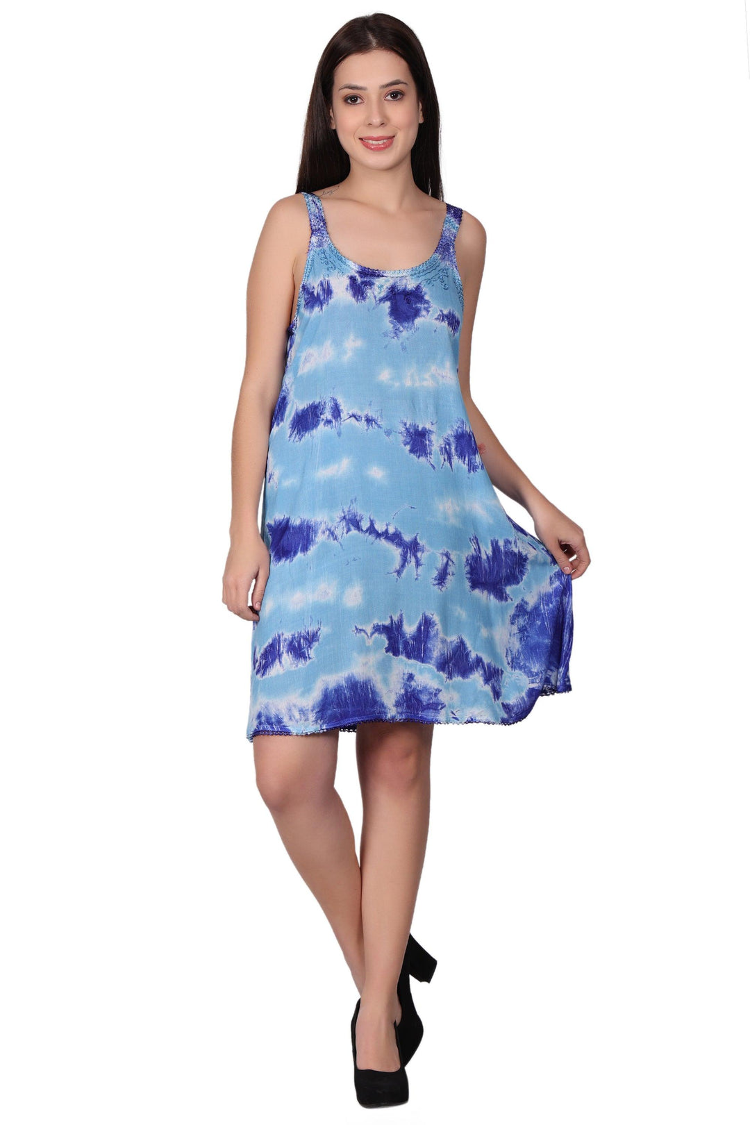 Laced Tie Dye Beach Dress 362213LACE